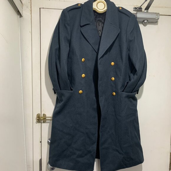 VINTAGE WIDENGRENS MILITARY WOOL TRENCH COATS SIZE S/M - Picture 1 of 8